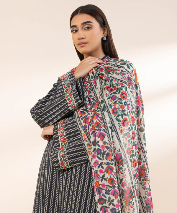 Sapphire - 3 Pc Printed Premium Lawn Suit - JMP004