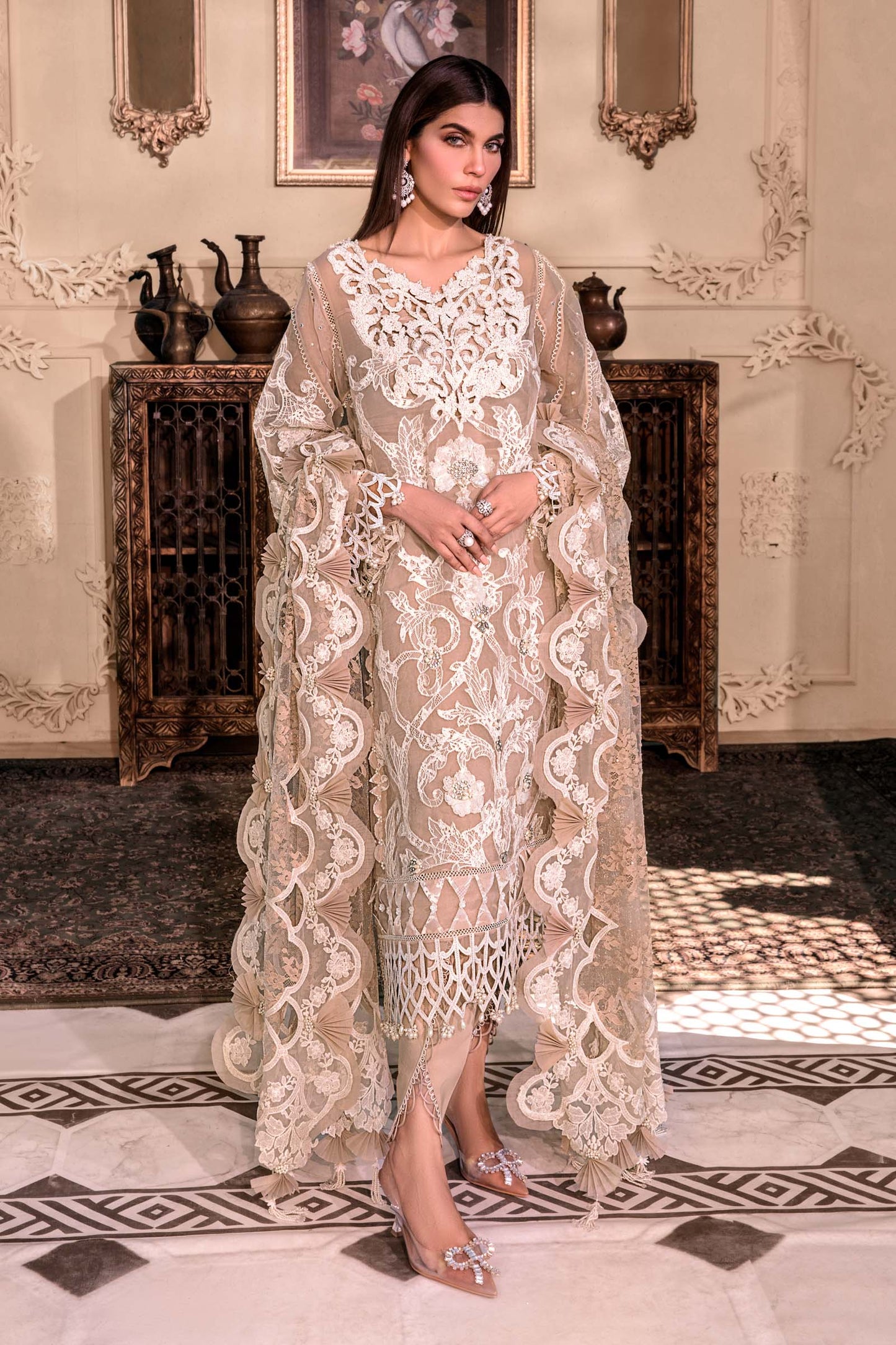 MARIA B - 3 PC DIGITAL PRINTED LAWN SUIT - EM010