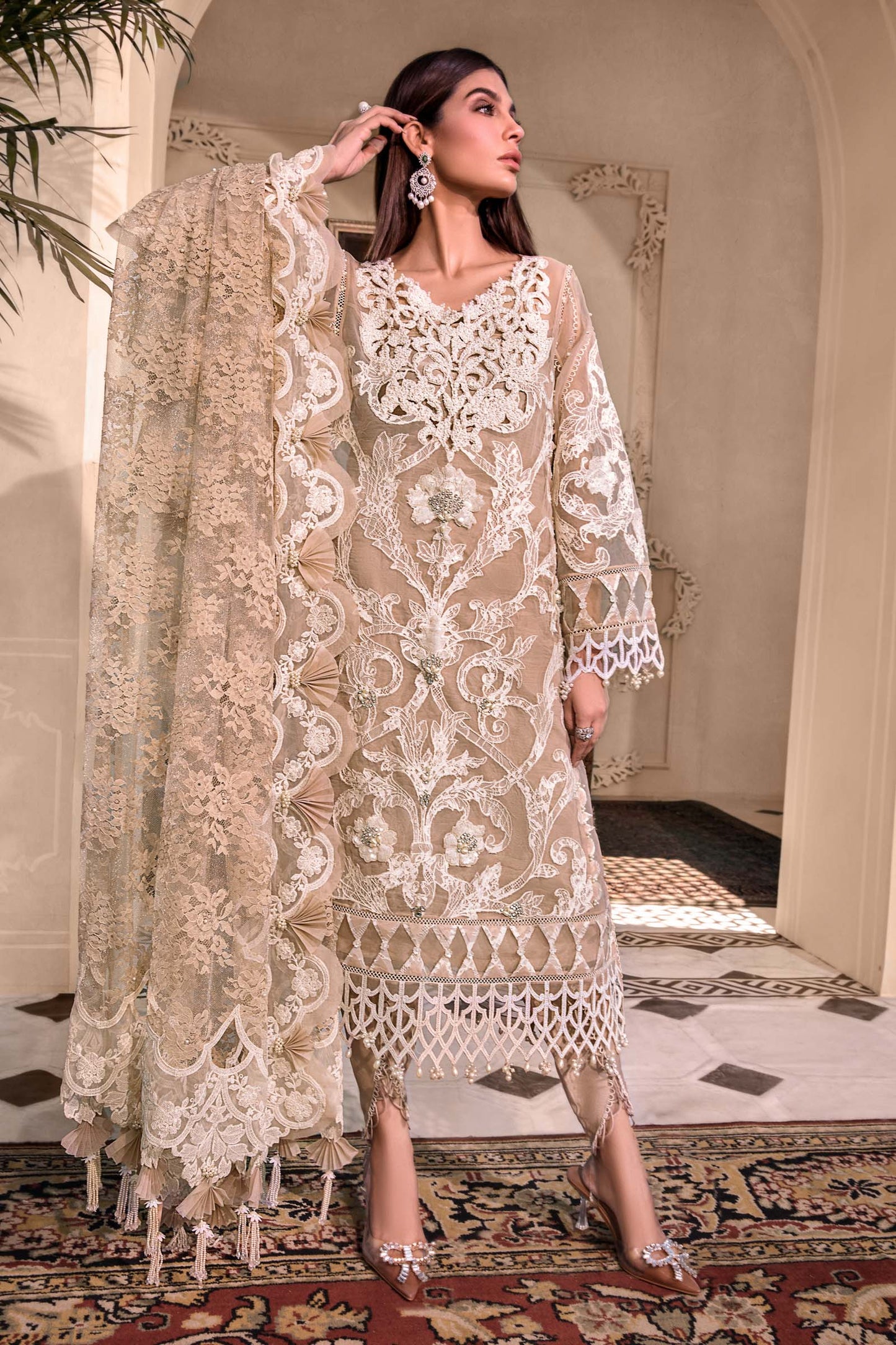 MARIA B - 3 PC DIGITAL PRINTED LAWN SUIT - EM010