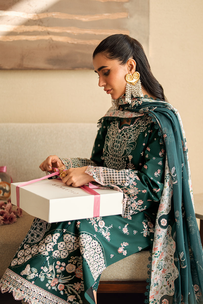 Qalamakar - 3 PC DIGITAL PRINTED LAWN SUIT - EM014