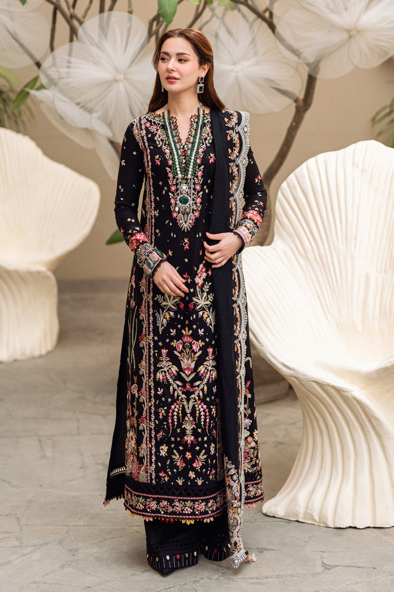 QALAMAKAR - 3 PC DIGITAL PRINTED LAWN SUIT - EM008
