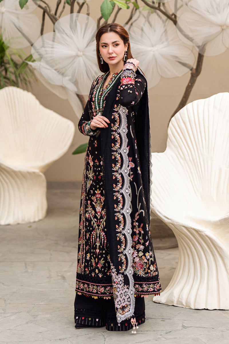 QALAMAKAR - 3 PC DIGITAL PRINTED LAWN SUIT - EM008