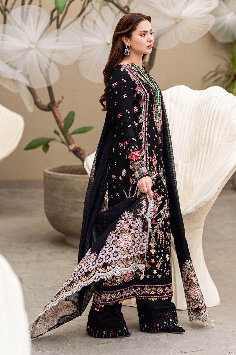 QALAMAKAR - 3 PC DIGITAL PRINTED LAWN SUIT - EM008