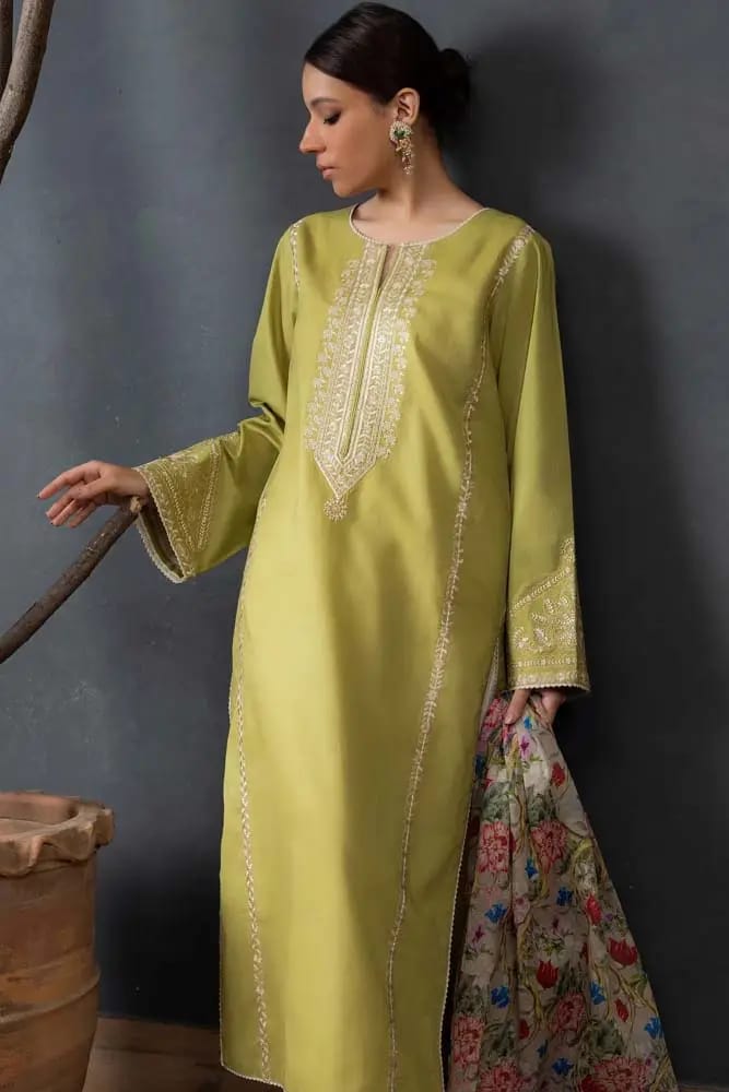 KOKUM - 3 Pc Lawn Embroidred Suit - JME015