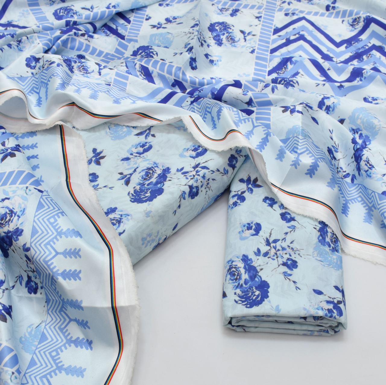 JMC -3 PC PRINTED SWISS LAWN SUIT -Sw034