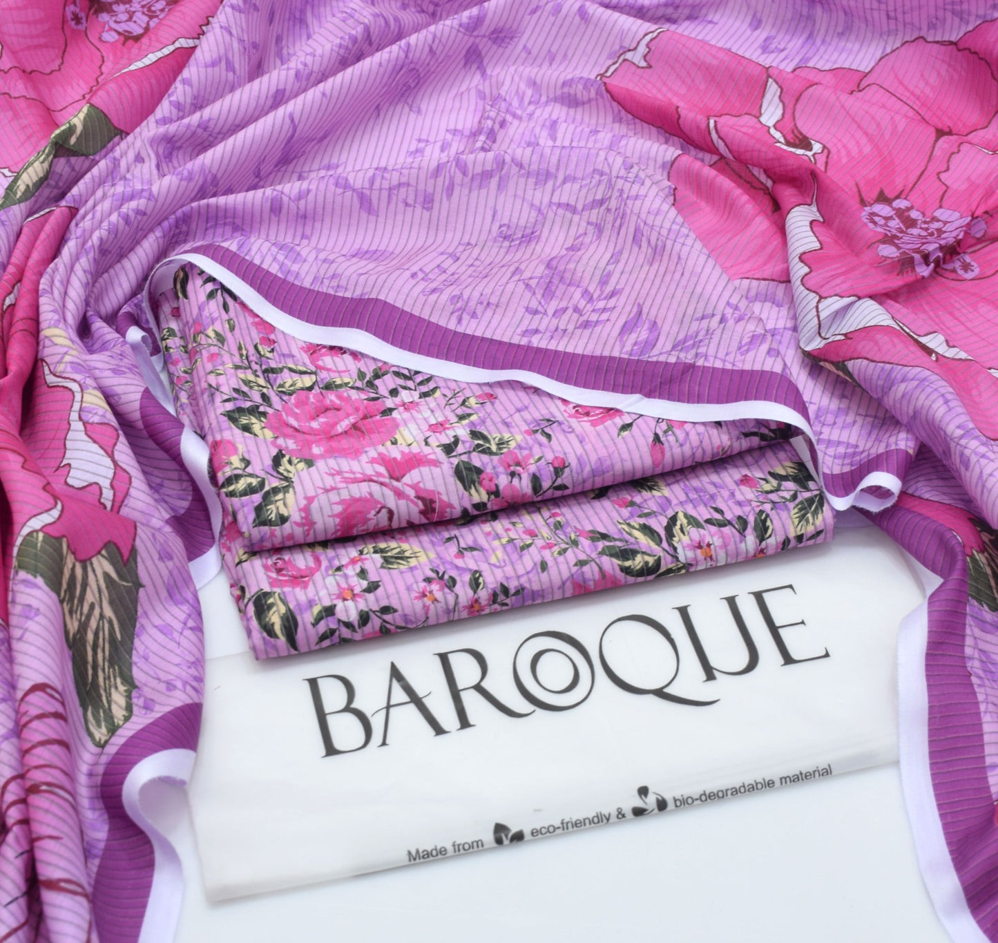 BAROQUE - 3 PC LAWN DIGITAL PRINTED SUIT - Dp029