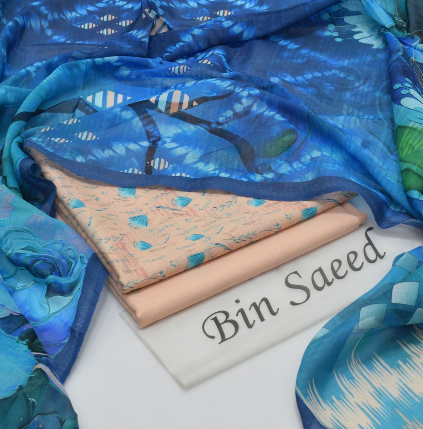 BIN SAEED - 3 PC LAWN DIGITAL PRINTED SUIT - Dp007