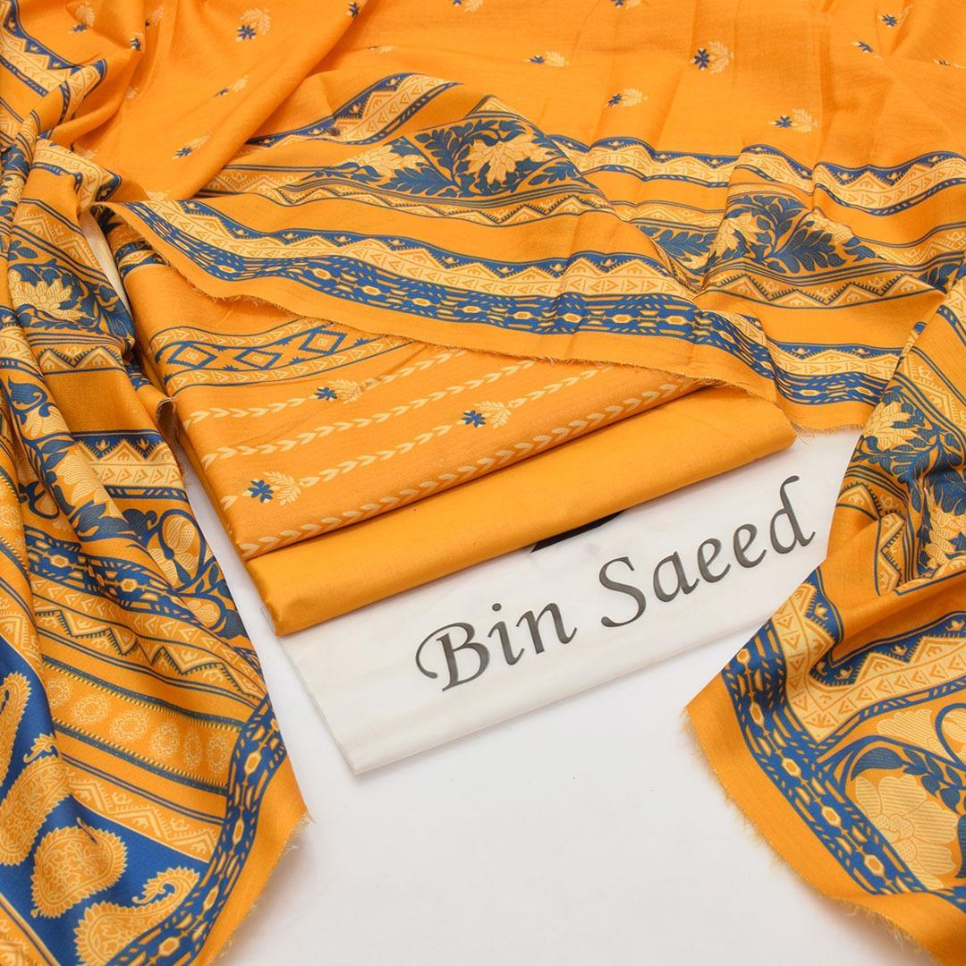 BIN SAEED - 3 PC LAWN DIGITAL PRINTED SUIT - Dp053