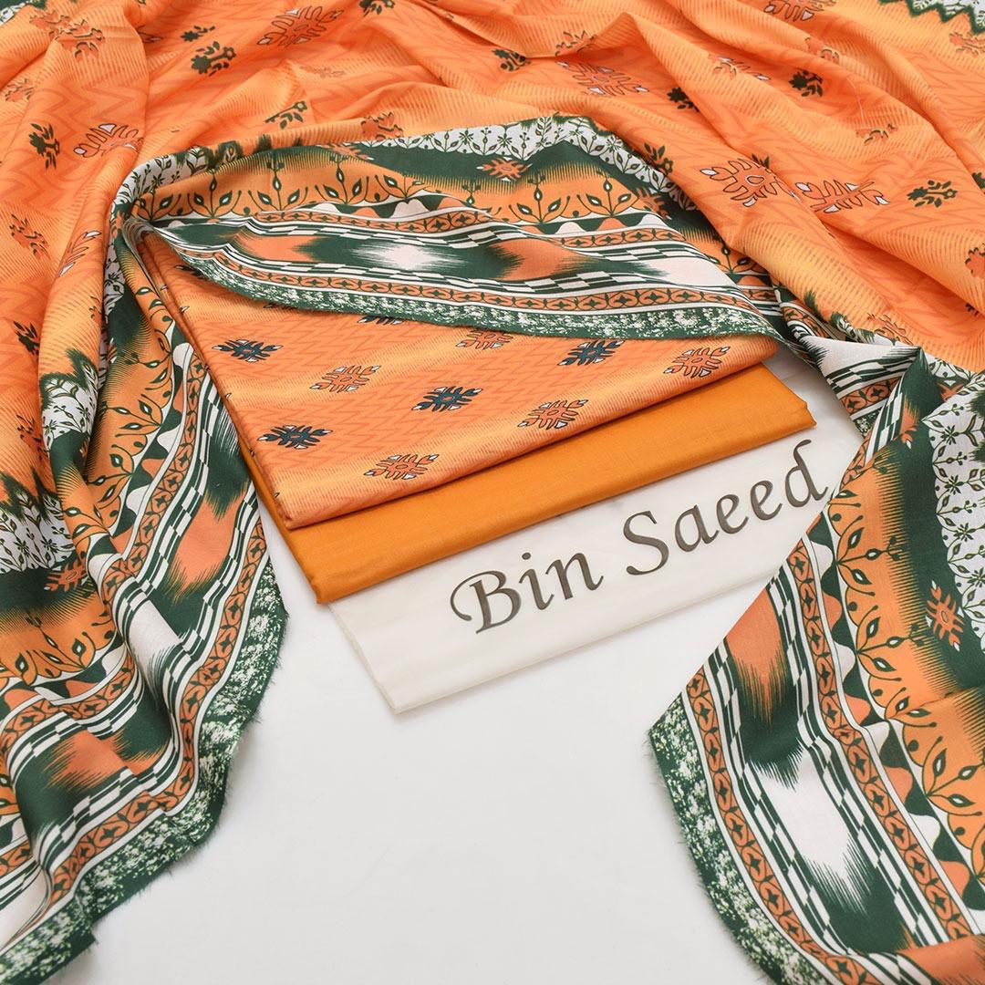 BIN SAEED - 3 PC LAWN DIGITAL PRINTED SUIT - Dp051