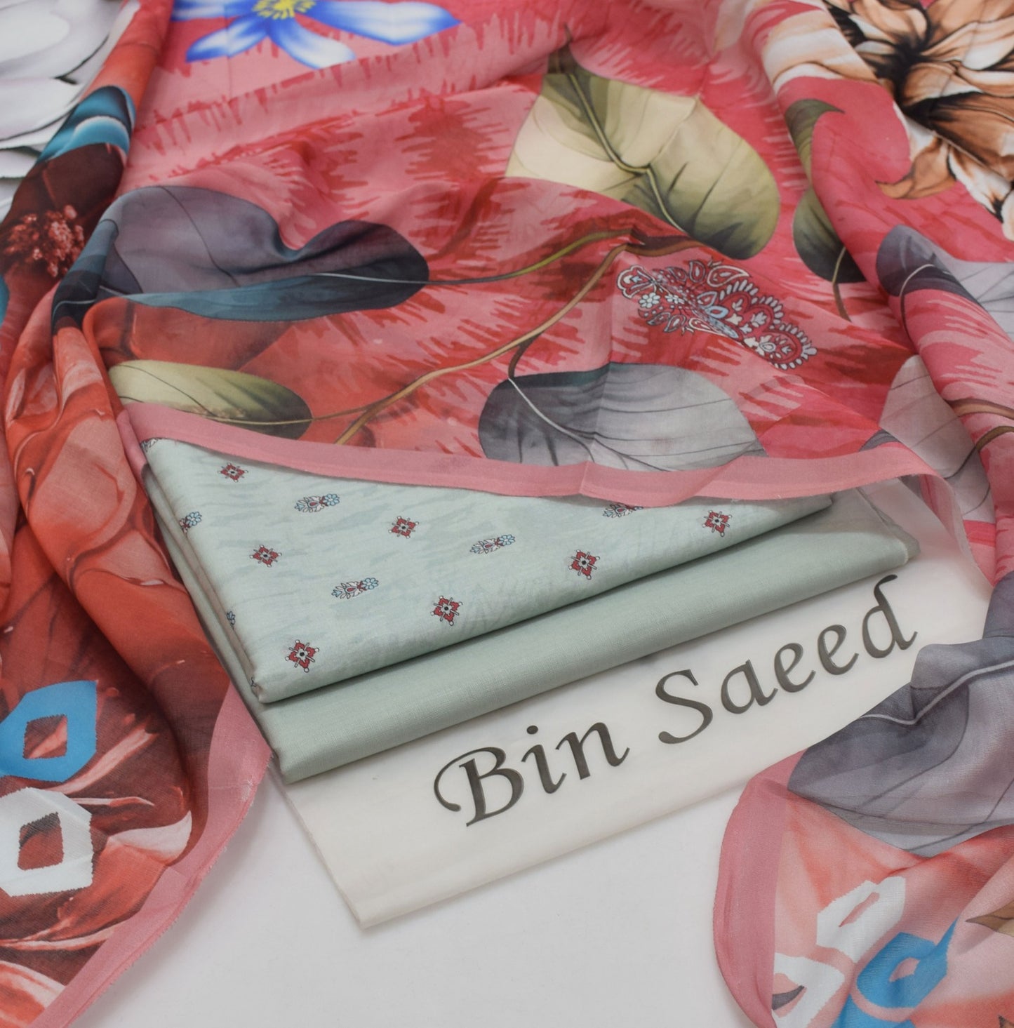 BIN SAEED - 3 PC LAWN DIGITAL PRINTED SUIT - Dp046