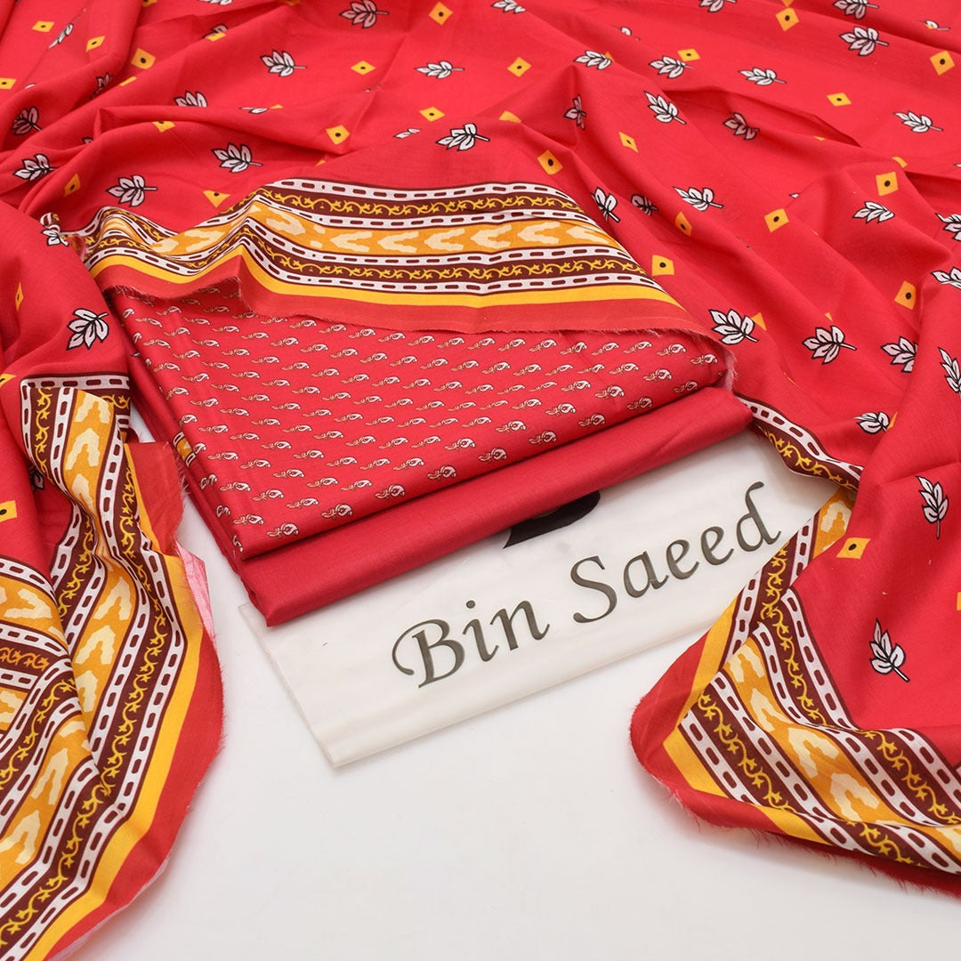 BIN SAEED - 3 PC LAWN DIGITAL PRINTED SUIT - Dp034