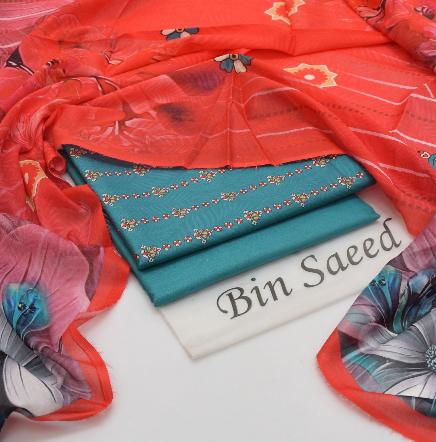 BIN SAEED - 3 PC LAWN DIGITAL PRINTED SUIT - Dp032