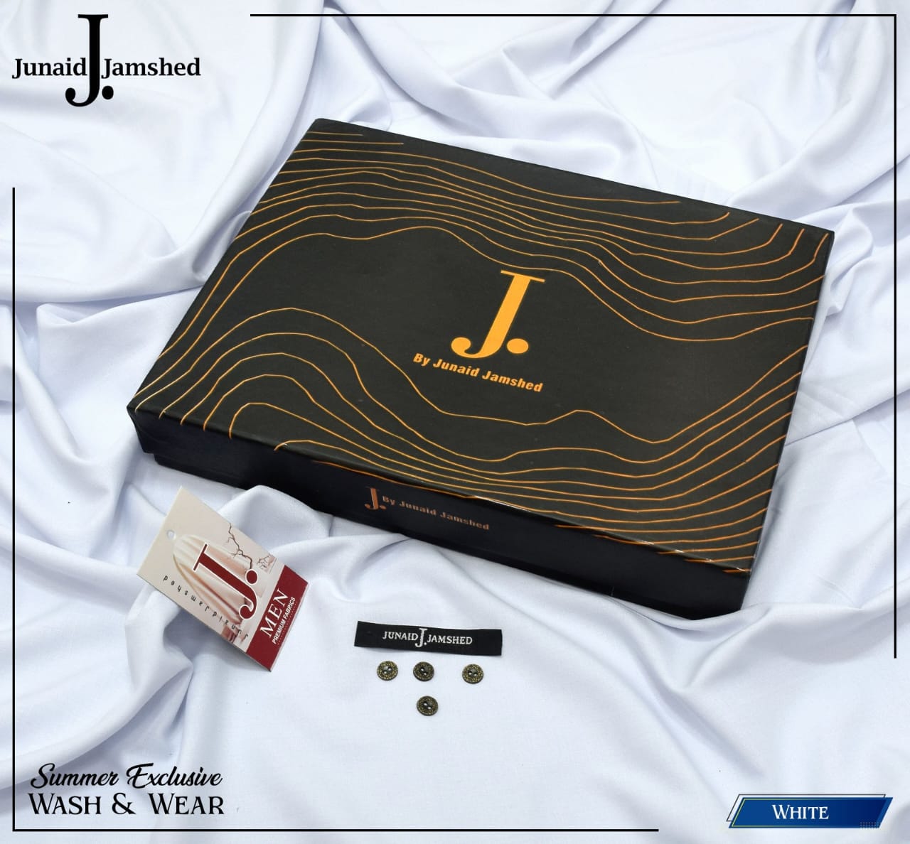 J. - EXCLUSIVE WASH & WEAR - White