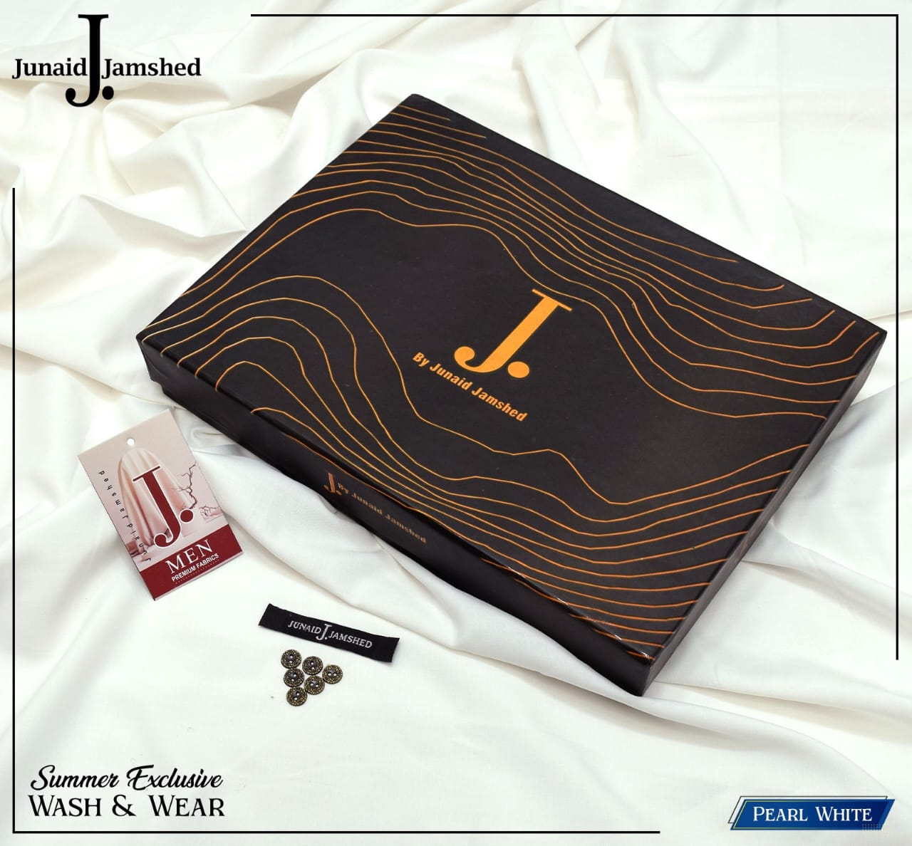 J. - EXCLUSIVE WASH & WEAR - Pearl White