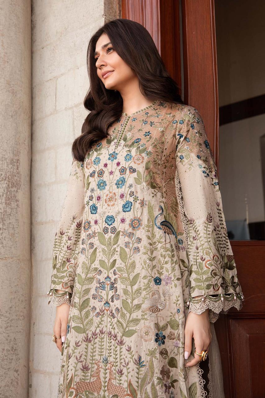 MariaB- 3 PC PRINTED LAWN SUIT - EM003