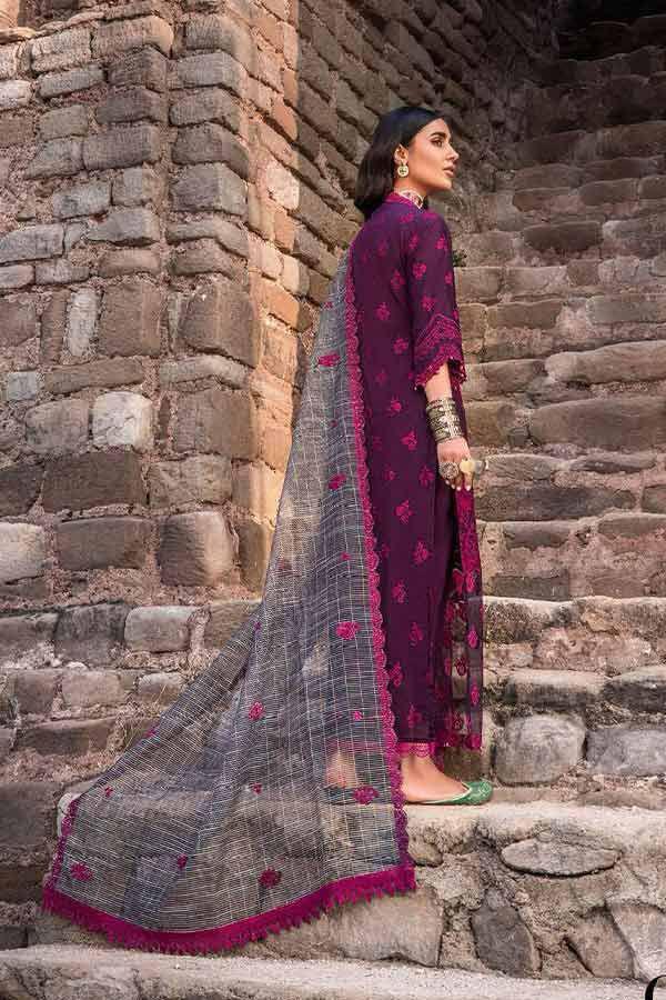 Zainab Chottani - 3 PC EMBROIDRED LAWN SUIT - EM001