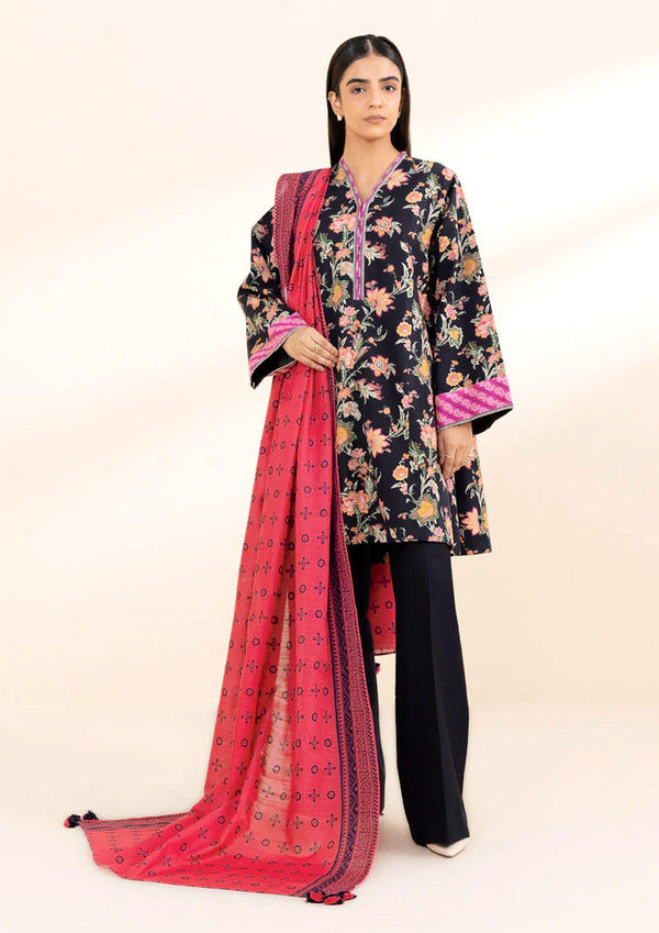 Sapphire - 3 Pc Printed Premium Lawn Suit - JMP002