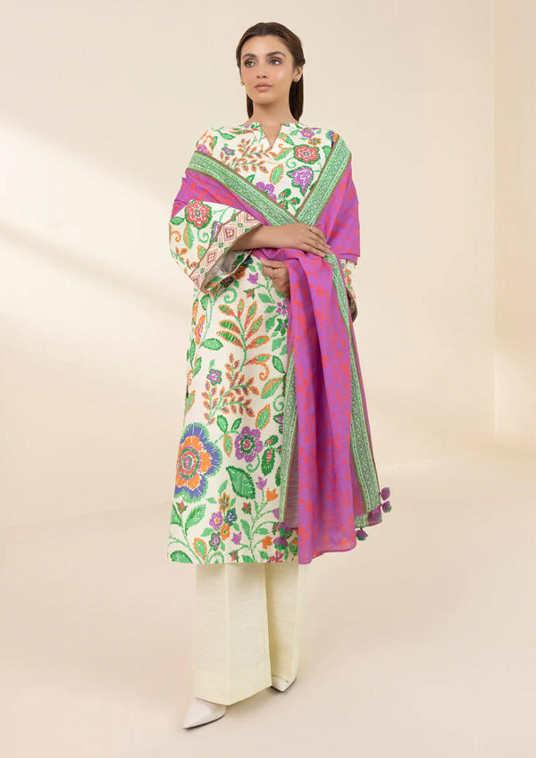 Sapphire - 3 Pc Printed Premium Lawn Suit - JMP001