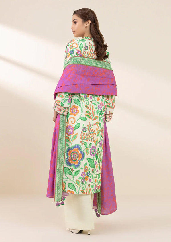 Sapphire - 3 Pc Printed Premium Lawn Suit - JMP001