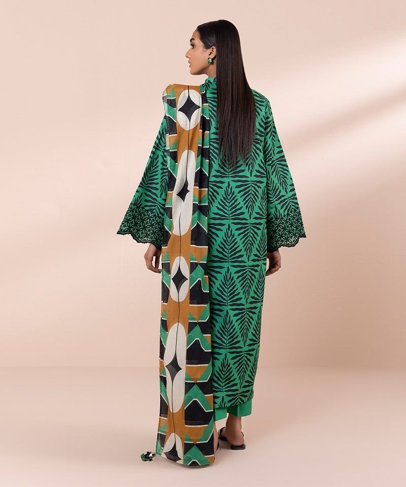 Sapphire - 3 Pc Printed Premium Lawn Suit - JMP006