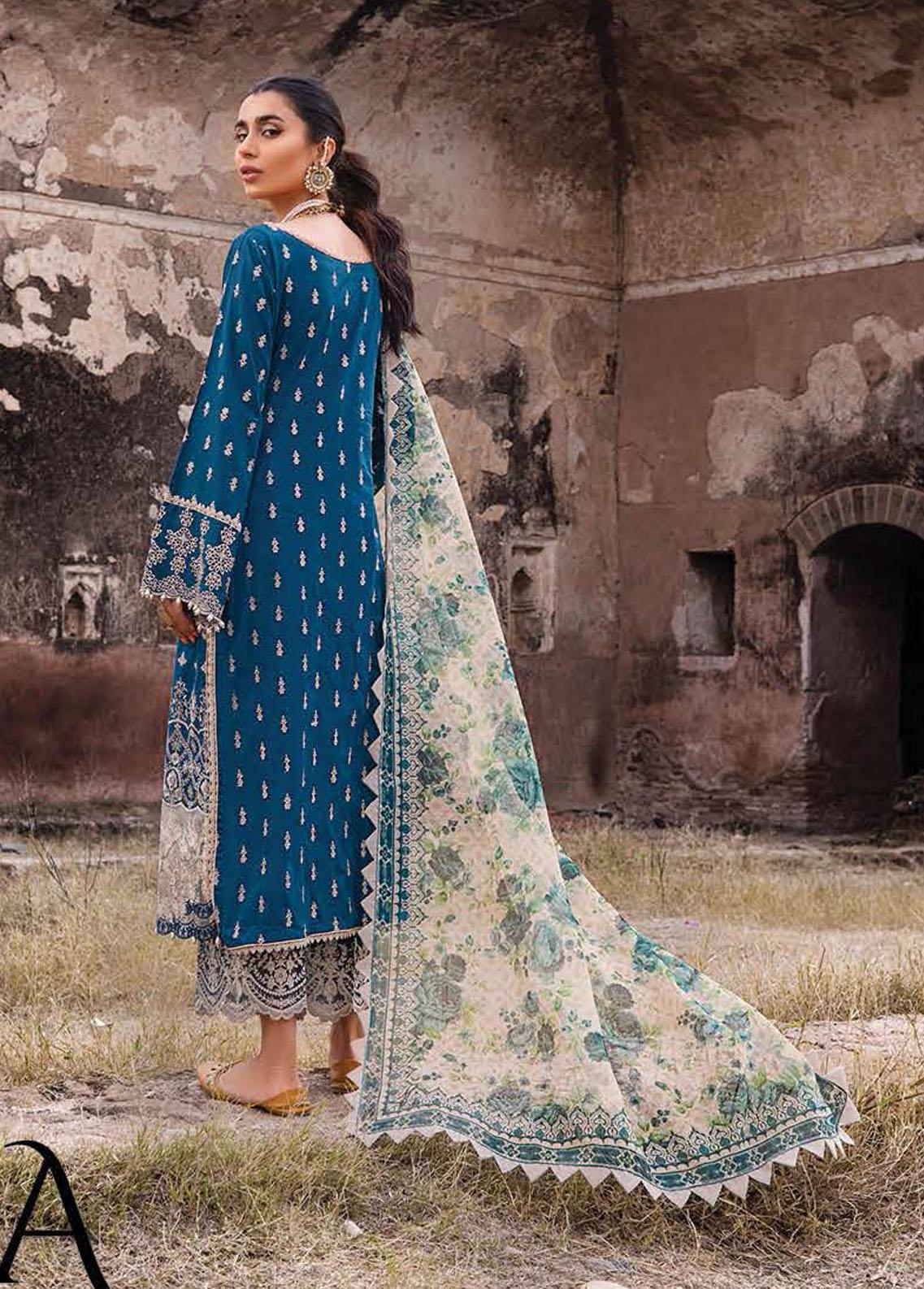 Zainab Chottani - 3 PC EMBROIDRED LAWN SUIT - EM002