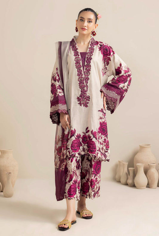 Adan Libas -  3 PC DIGITAL PRINTED LAWN SUIT - EM017