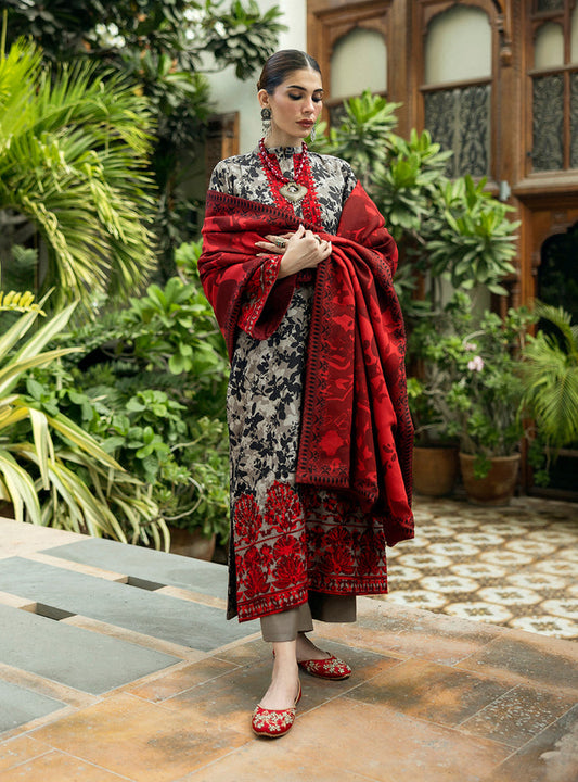 Zainab Chottani - 3 PC DIGITAL PRINTED LAWN SUIT - EM011
