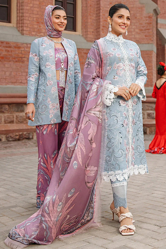 MUSHQ - 3 PC DIGITAL PRINTED LAWN SUIT - EM009