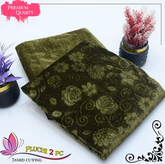 JMC - 2 PC Pluchi Velvet Premium - Sz002