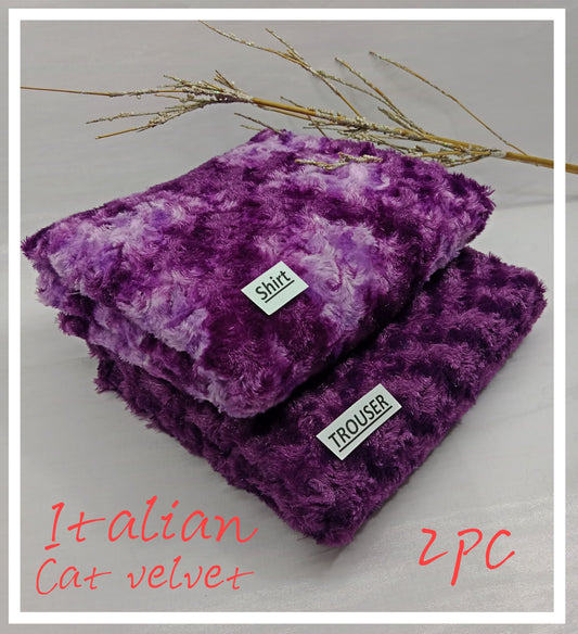 JMC - 2 PC Italian Cat Velvet - Sc008