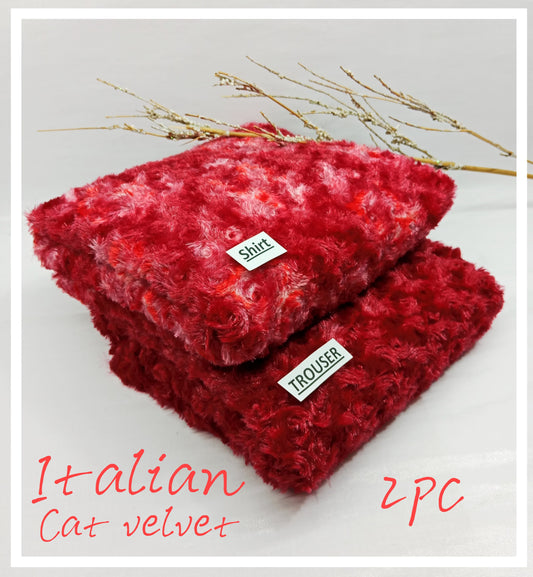 JMC - 2 PC Italian Cat Velvet - Sc009