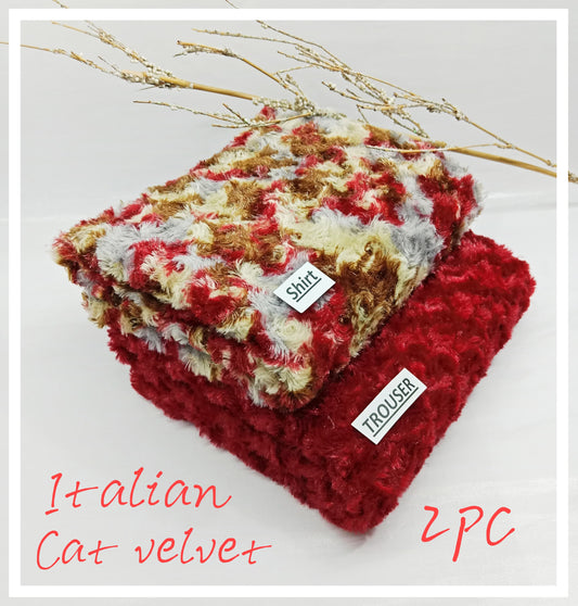 JMC - 2 PC Italian Cat Velvet - Sc017