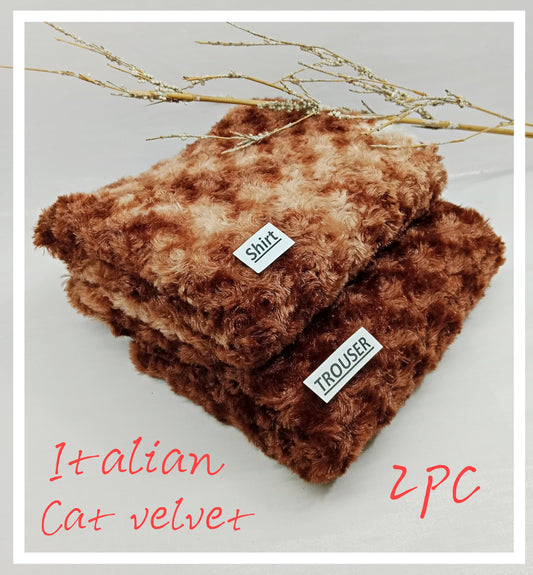 JMC - 2 PC Italian Cat Velvet - Sc006