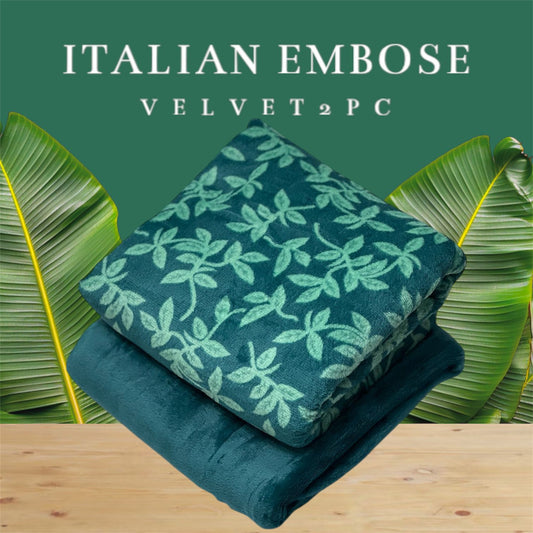 JMC - 2 PC Embose Itlian Velvet - Se006