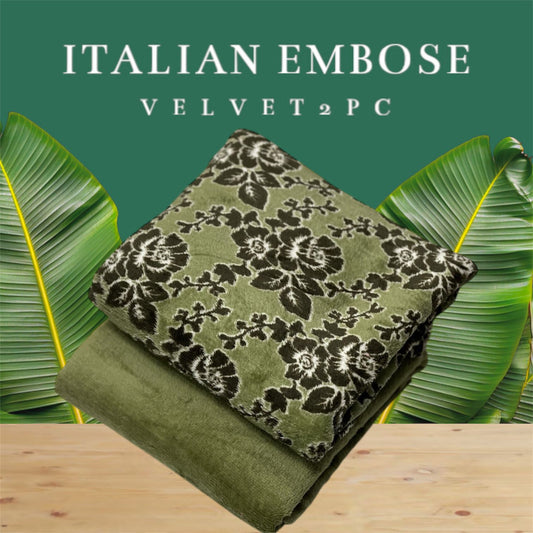 JMC - 2 PC Embose Itlian Velvet - Se013