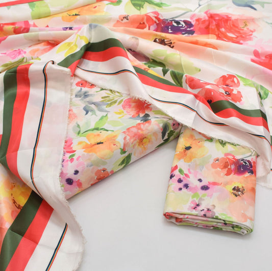JMC -3 PC PRINTED SWISS LAWN SUIT -Sw039