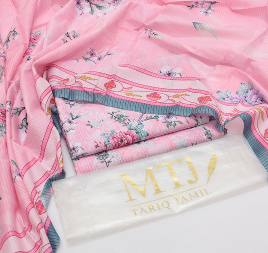 MTJ - 3 PC LAWN DIGITAL PRINTED SUIT - Dp013