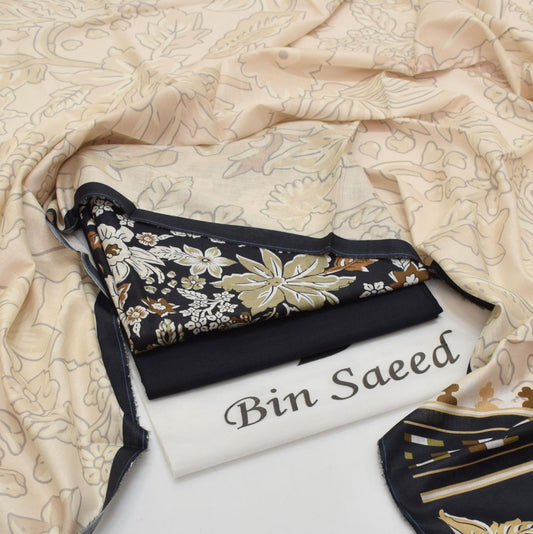 BIN SAEED - 3 PC LAWN DIGITAL PRINTED SUIT - Dp062