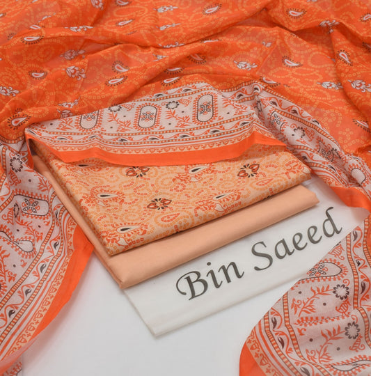 BIN SAEED - 3 PC LAWN DIGITAL PRINTED SUIT - Dp063