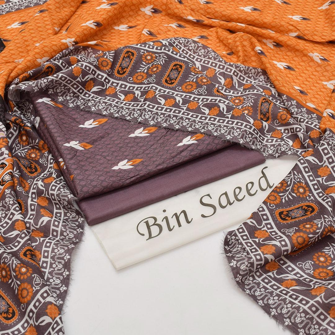 BIN SAEED - 3 PC LAWN DIGITAL PRINTED SUIT - Dp033