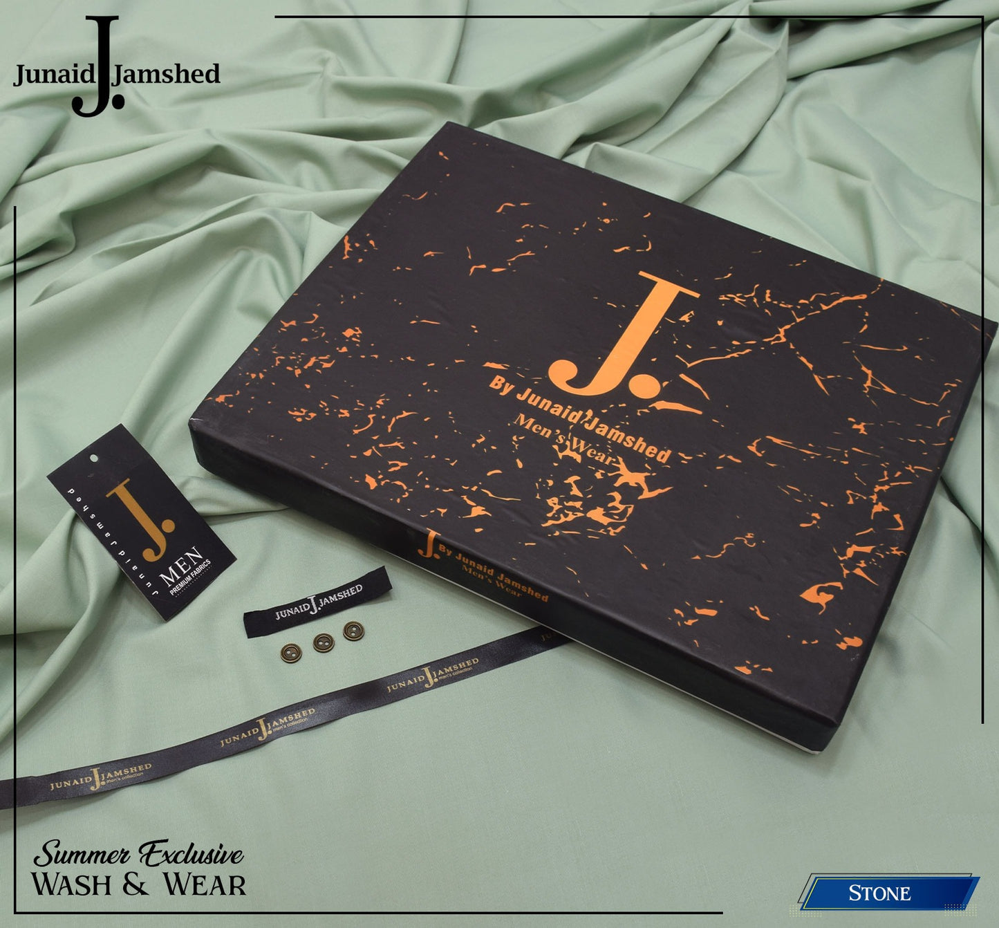 J. - EXCLUSIVE WASH & WEAR - Stone