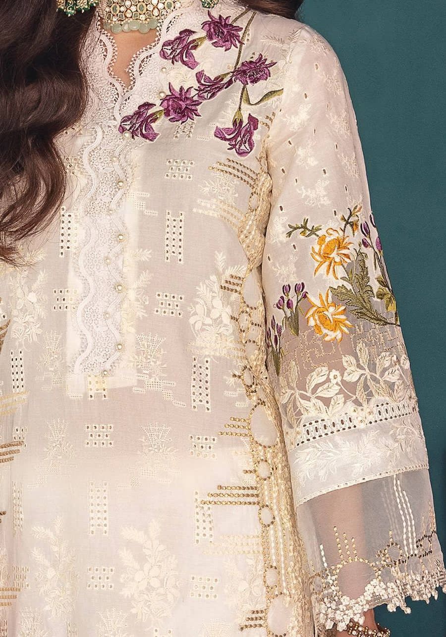 ELAF - 3 PC LAWN EMBROIDRED SUIT - EM004
