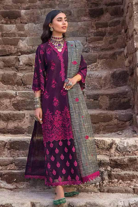 Zainab Chottani - 3 PC EMBROIDRED LAWN SUIT - EM001