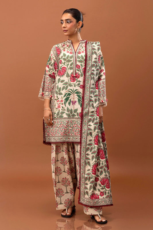 Sana Safinaz - 3 PC Khaddar Digital Printed Suit -JMP2005