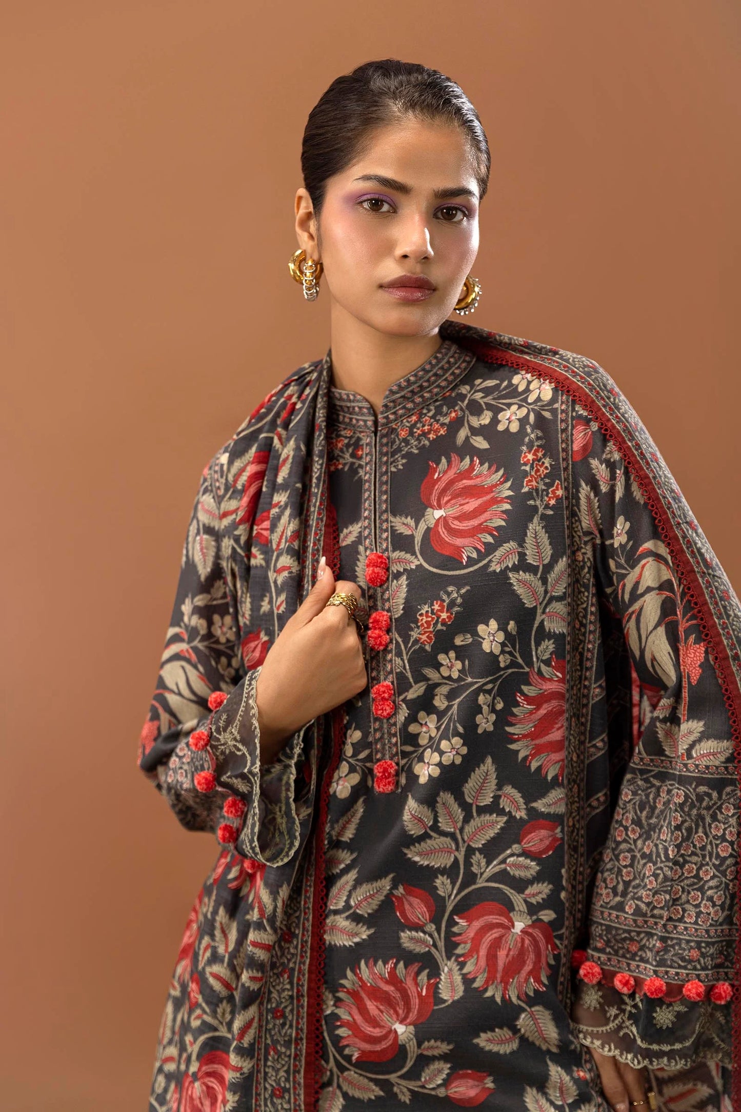 Sana Safinaz - 3 PC Khaddar Digital Printed Suit -JMP2001