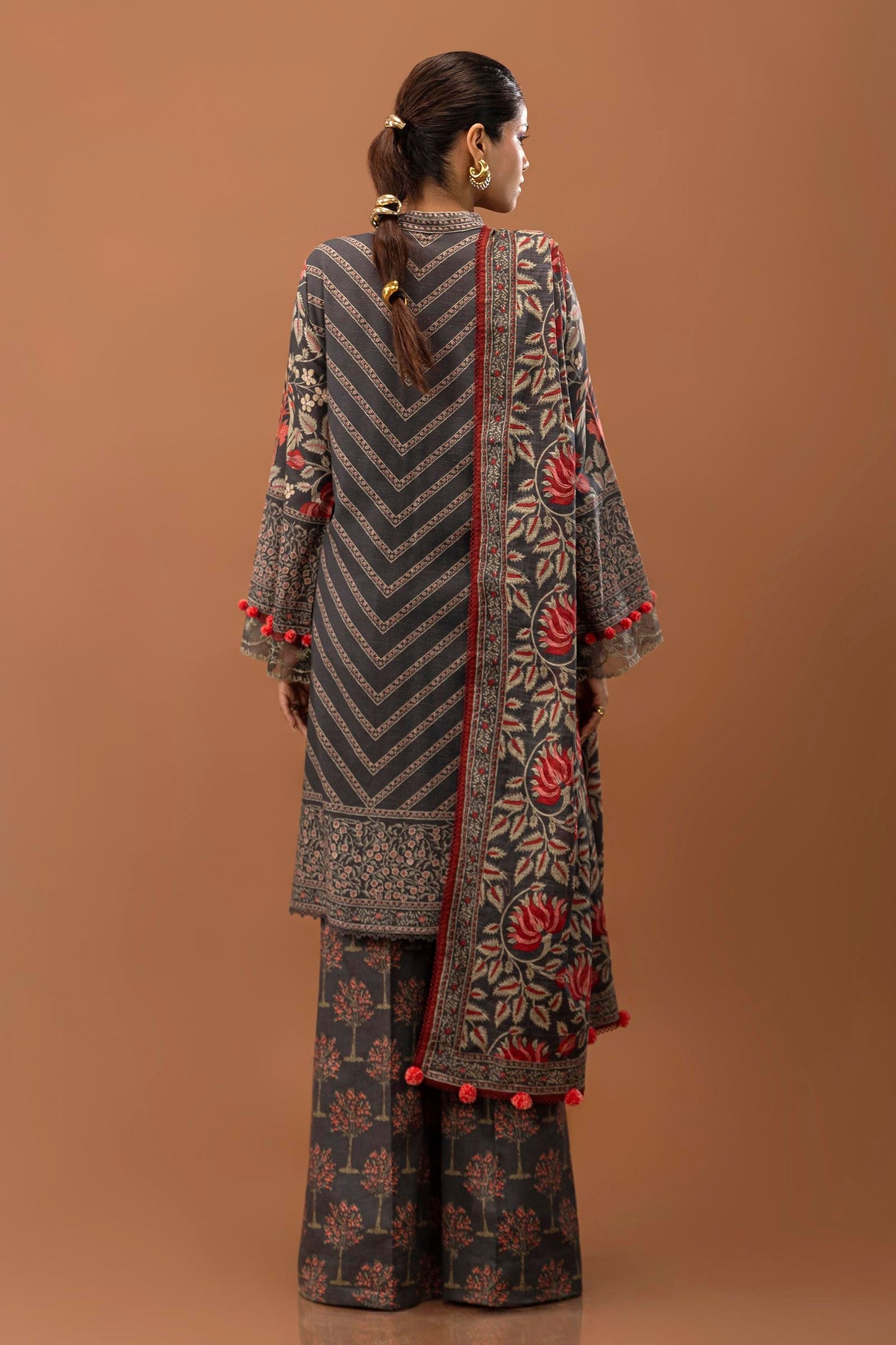 Sana Safinaz - 3 PC Khaddar Digital Printed Suit -JMP2001