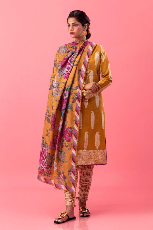 Sana Safinaz - 3 PC Khaddar Digital Printed Suit -JMP2004