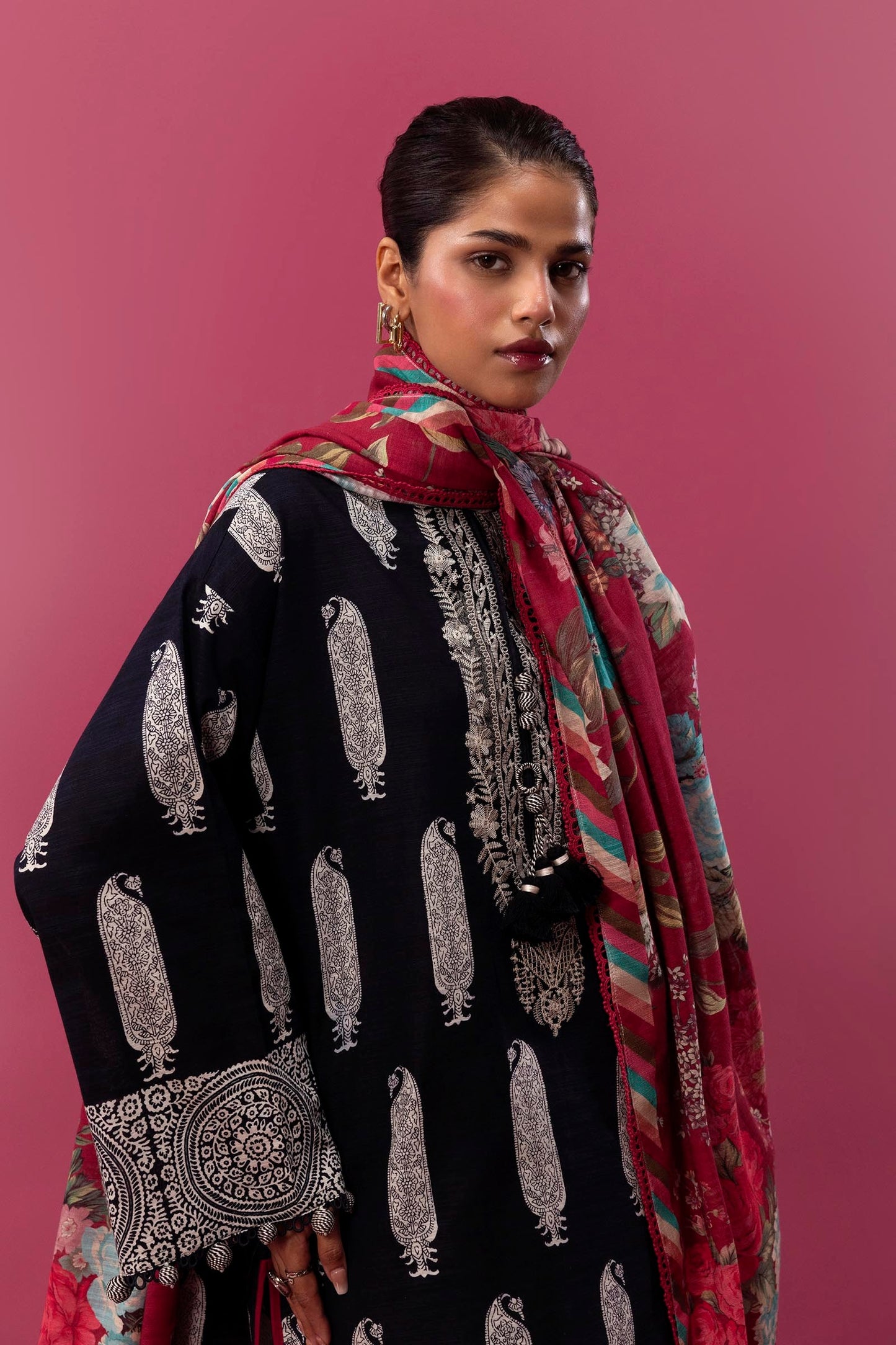 Sana Safinaz - 3 PC Khaddar Digital Printed Suit -JMP2006