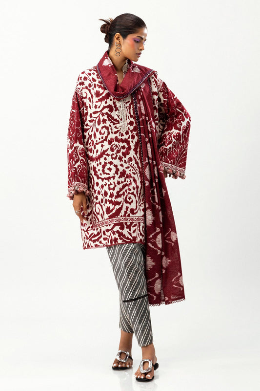 Sana Safinaz - 3 PC Khaddar Digital Printed Suit -JMP2007